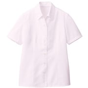 ブラウス シャツ レディース 開襟 半袖 ピンク 15号 GBSL-1251-D1-15