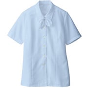 ブラウス シャツ レディース 半袖 ブルー 11号 GBSL-1252-K1-11