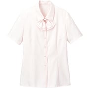 ブラウス シャツ レディース 半袖 ピンク 15号 GBSL-1452-D6-15