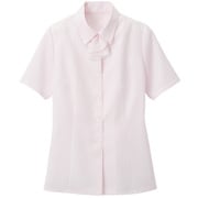 ブラウス シャツ レディース 半袖 ピンク 9号 GBSL-1566-D1-09