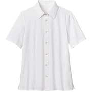 ブラウス シャツ レディース 半袖 ホワイト 21号 GBSL-1866-A6-21