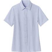 ブラウス シャツ レディース 半袖 ブルー 7号 GBSL-1870-K1-07