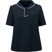 ポロシャツ 半袖 紺 レディース 事務服 ネイビー S GCSL-2303-K3-S