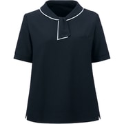 ポロシャツ 半袖 紺 レディース 事務服 ネイビー SS GCSL-2303-K3-SS
