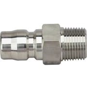 NKCカップリング TS型カップリングプラグ(SUS304) R3/8 オネジ TS-3PM-S