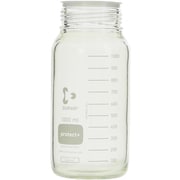 SIBATA プロテクトプラスコートねじ口びん 広口 びんのみ 1000mL 10入 017550-1000A