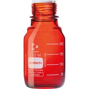 SIBATA プロテクトプラスコートねじ口びん 茶かっ色 びんのみ 250mL 10入 017590-250A