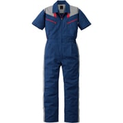 カンサイ半袖つなぎ服253-001ネイビーブルー-3L 253-001-3L