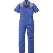カンサイ半袖つなぎ服253-015ロイヤルブルー-L 253-015-L