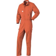 長袖つなぎ服2855-003オレンジ-5L 2855-003-5L