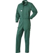 長袖つなぎ服2855-010グリーン-LL 2855-010-LL