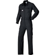 腰割れつなぎ服6955-006ブラック-4L 6955-006-4L