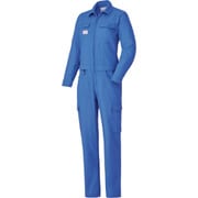 腰割れつなぎ服6955(女性用)-ロイヤルブル-13 6955-015-13