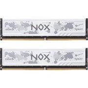 NOX DDR5 PC5-48000 （DDR5-6000）対応 32GB×2枚 288pin DDR5 U-DIMM 1.35V ホワイト AH5U64G60C622MWAA-2