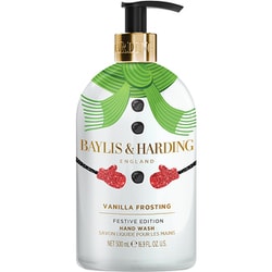 4705 [BAYLIS＆HARDING ベイリス＆ハーディング 2025クリスマス FESTIVE FRIENDS ハンド＆ボディウォッシュ 500ml スノーマン バニラフロスティングの香り]