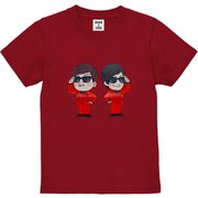 HIKAKIN & SEIKIN キッズTシャツ バーガンディ 110cm