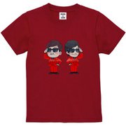 HIKAKIN & SEIKIN キッズTシャツ バーガンディ 130cm