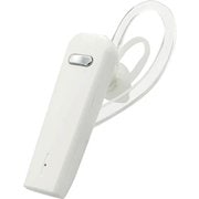 片耳ワイヤレスイヤホン 耳掛け 応答スイッチ付き 左右兼用 ハンズフリー Bluetooth対応 ホワイト RBTEMMS04WH