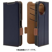 AQUOS sense10用 手帳型ケース 薄型 カード入れ スタンド機能 衝撃吸収 シンプル サイドマグネット NV BR 9245AS10BSMNVB
