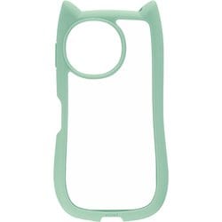 AQUOS sense10用 ハイブリッドケース 猫耳 猫 衝撃吸収 TPU＋PC かわいい ミント 9293AS10HPMT