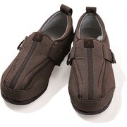 あゆみ つま先ひろびろサポート ブラウン S(21.0~21.5CM) 11380220021