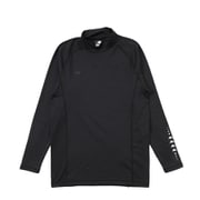 裏起毛コンプレッションウェア メンズ 機能性スポーツウェア 長袖シャツ BK LLサイズ 245222