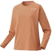 ウィメンズロングスリーブTシャツ レディース テニス シャツ オレンジブラウン(555) Sサイズ 16819