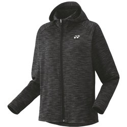 ウィメンズニットウォームアップパーカー レディース テニス ジャケット ブラック(007) Oサイズ 58114