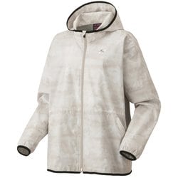 ウィメンズ裏地付ウィンドウォーマーパーカ レディース テニス ジャケット グレージュ(796) Oサイズ 78077