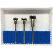 軸付フラワー型ブラシセット B0055