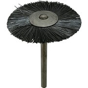 軸付ホイール型ブラシ軸径（mm）：2.34毛材：鉄波線 B1221