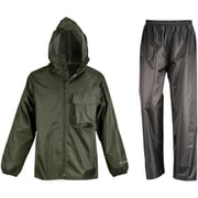 レインスーツ 3294 ディフェンドレインフーディ オリーブ 4L 3294-58-4L