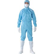 TriApex クリーンスーツ FD171C ブルー ビッグサイズ2 FD171C-B-2