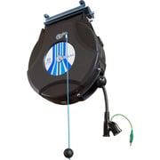 コンセントリール(ブレーキ付) 6A 黒 HEP-610CS-BG