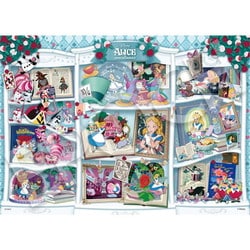 74-305s パズルデコレーションコラージュ ディズニー Bookshelf Alice in Wonderland （ブックシェルフ/ふしぎの国のアリス） [ジグソーパズル 500ピース]