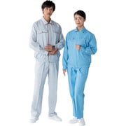 TriApex ESD対策ユニフォーム 上着 JG2502 グレー L JG2502-05/20-L