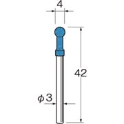 軸付セラミックゴム砥石 R2513