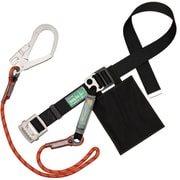 TSUYORON 胴ベルト型墜落制止用器具(ロープタイプ) Gブレード(オレンジ) 黒 Mサイズ 幅50MM×長さ1200MM TBGB593BLKORMBP