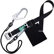 TSUYORON 胴ベルト型墜落制止用器具(ロープタイプ) Gブレード(黒) 黒 Lサイズ 幅50MM×長さ1400MM TB-GB-593SV-BLK-BK-L-JAN-BP