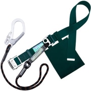 TSUYORON 胴ベルト型墜落制止用器具(ロープタイプ) Gブレード(黒) 青緑 Lサイズ 幅50MM×長さ1400MM TBGB599BGBKLBP