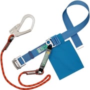 TSUYORON 胴ベルト型墜落制止用器具(ロープタイプ) Gブレード(オレンジ) 青 Mサイズ 幅50MM×長さ1200MM TB-GB-599-BL4-OR-M-JAN-BP