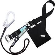 TSUYORON 胴ベルト型墜落制止用器具(ロープタイプ) Gブレード(黒) 黒 Lサイズ 幅50MM×長さ1400MM TBGB599BLKBKLBP