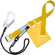 TSUYORON 胴ベルト型墜落制止用器具(ロープタイプ) Gブレード(黒) 黄 Lサイズ 幅50MM×長さ1400MM TBGB599YBKLBP