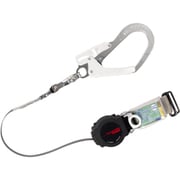 TSUYORON 胴ベルト型墜落制止用器具用ランヤード(巻取タイプ)ロック機構付き ワン・ハンドリトラ フックFS-93SV TBL-AR-ORL-593SV-BP