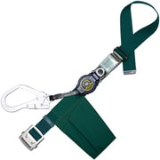 TSUYORON 胴ベルト型墜落制止用器具(巻取タイプ)ロック機構付き ロックリトライト 青緑 Sサイズ 幅50MM×長さ1100MM TB-LRL-593-BG-S-JAN-BX