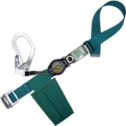 TSUYORON 胴ベルト型墜落制止用器具（巻取タイプ）ロック機構付き ロックリトラ 青緑 Lサイズ 幅50MM×長さ1400MM TB-LRN-599-BG-L-JAN-BP