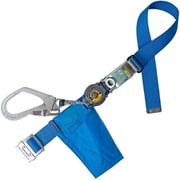 TSUYORON 胴ベルト型墜落制止用器具（巻取タイプ）ロック機構付き ロックリトラ 青 Sサイズ 幅50MM×長さ1100MM TB-LRN-599-BL4-S-JAN-BP