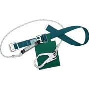 TSUYORON 胴ベルト型墜落制止用器具（ロープタイプ） LSA（三つ打ちロープ） 青緑 Sサイズ 幅50MM×長さ1100MM TB-LSA-590-BG-S-JAN-BP