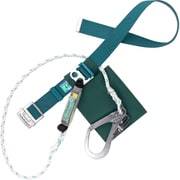 TSUYORON 胴ベルト型墜落制止用器具（ロープタイプ） LSA（三つ打ちロープ） 青緑 Lサイズ 幅50MM×長さ1400MM TBLSA599BGLBP