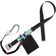TSUYORON 胴ベルト型墜落制止用器具（伸縮タイプ）ノビロン（BK） 黒 LLサイズ ベルト幅50MM×1600MM 130KG対応型 TBNV593BLKBKLL（130KG）JANBP